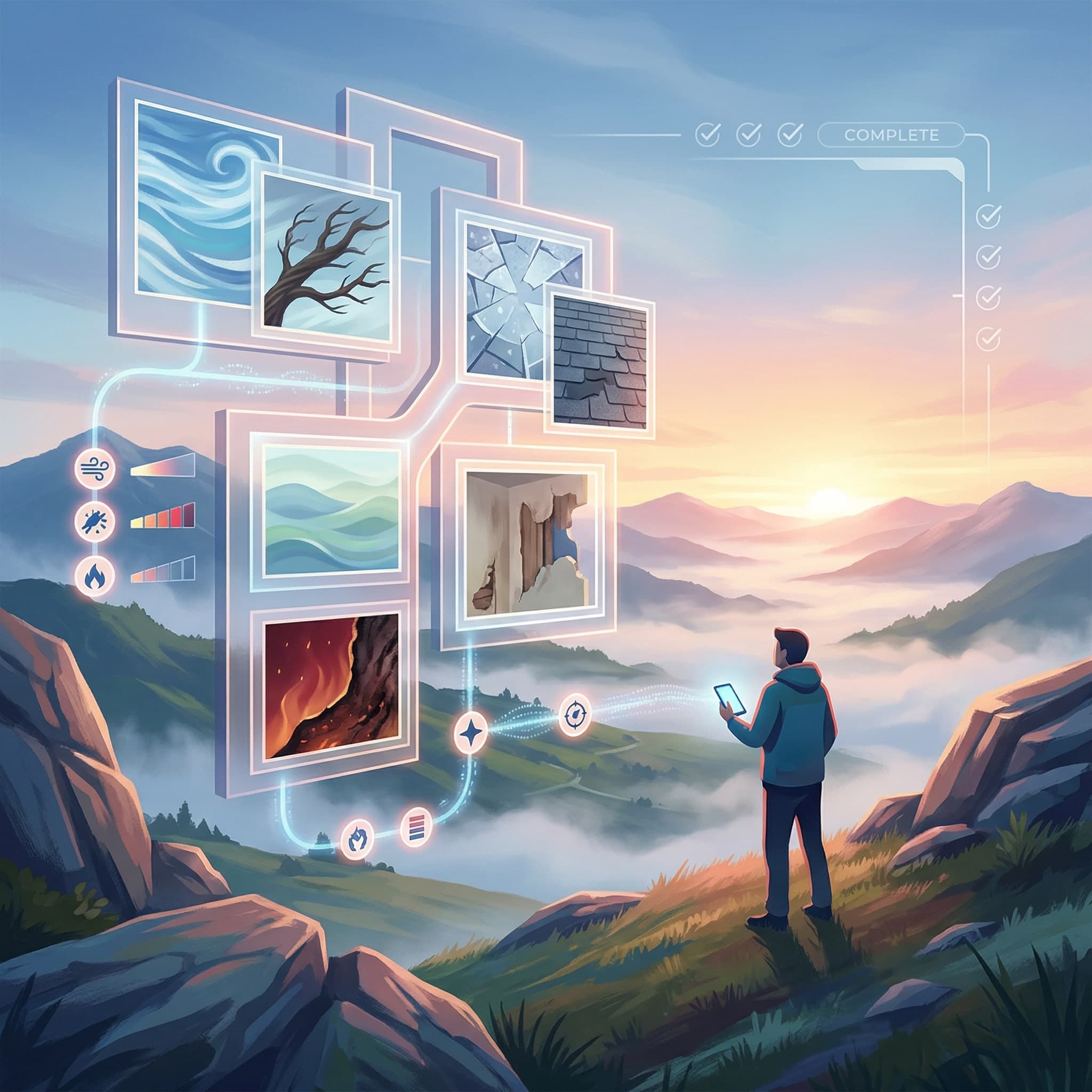 Damage assessment & field capture — Phase 1 — Guided capture and auto-tagging