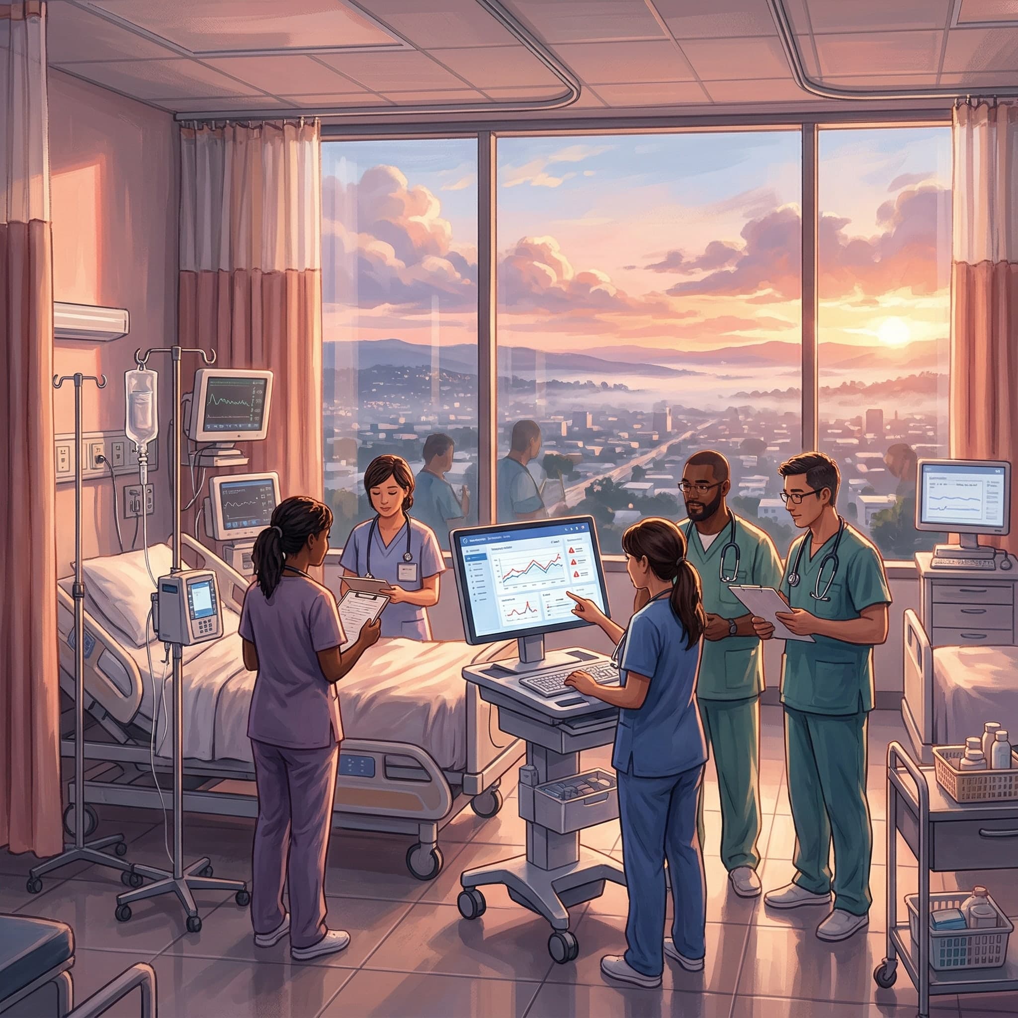 Sepsis early warning system — key implementations